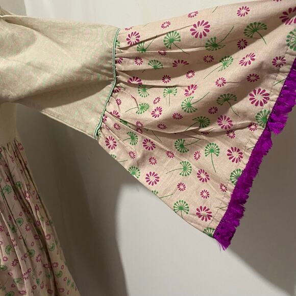 The Fads Dress EU Size 38 = US 6 = US Small Embroidered Dress with Tassels - Picture 6 of 9